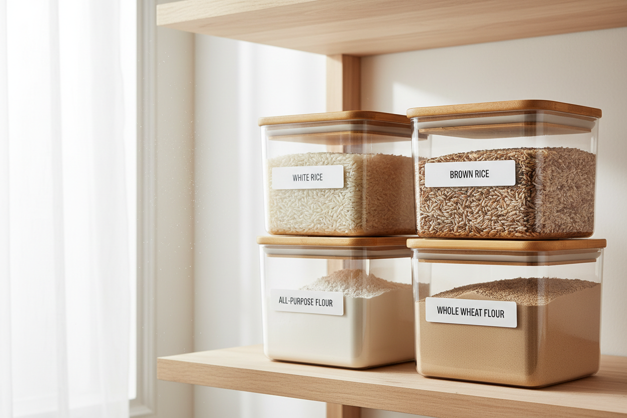 The Ultimate Guide to Storing Rice Flour and Pasta in Stackable Containers