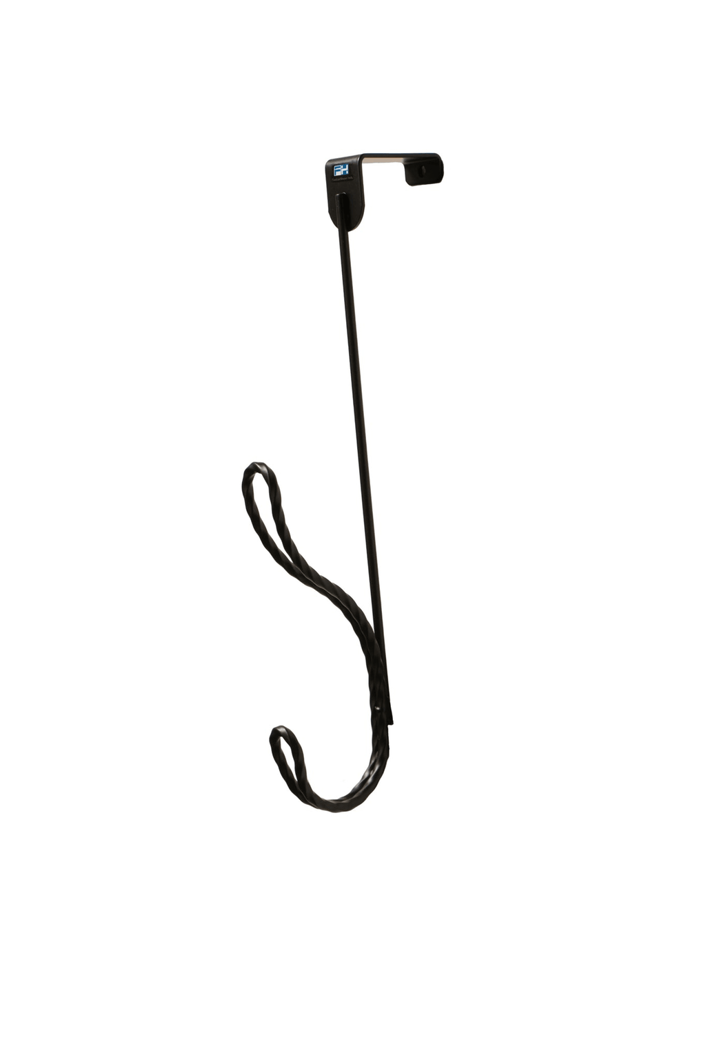 Fantashome Black Twisted Over The Door Hook Rack With 2 Hooks Black S 1