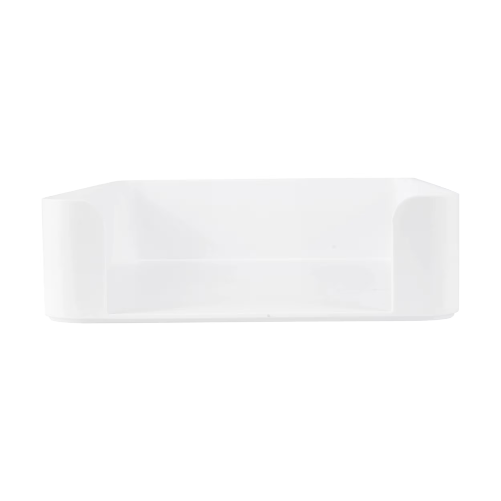 White Plastic Tray for Document & Stationery Organisation