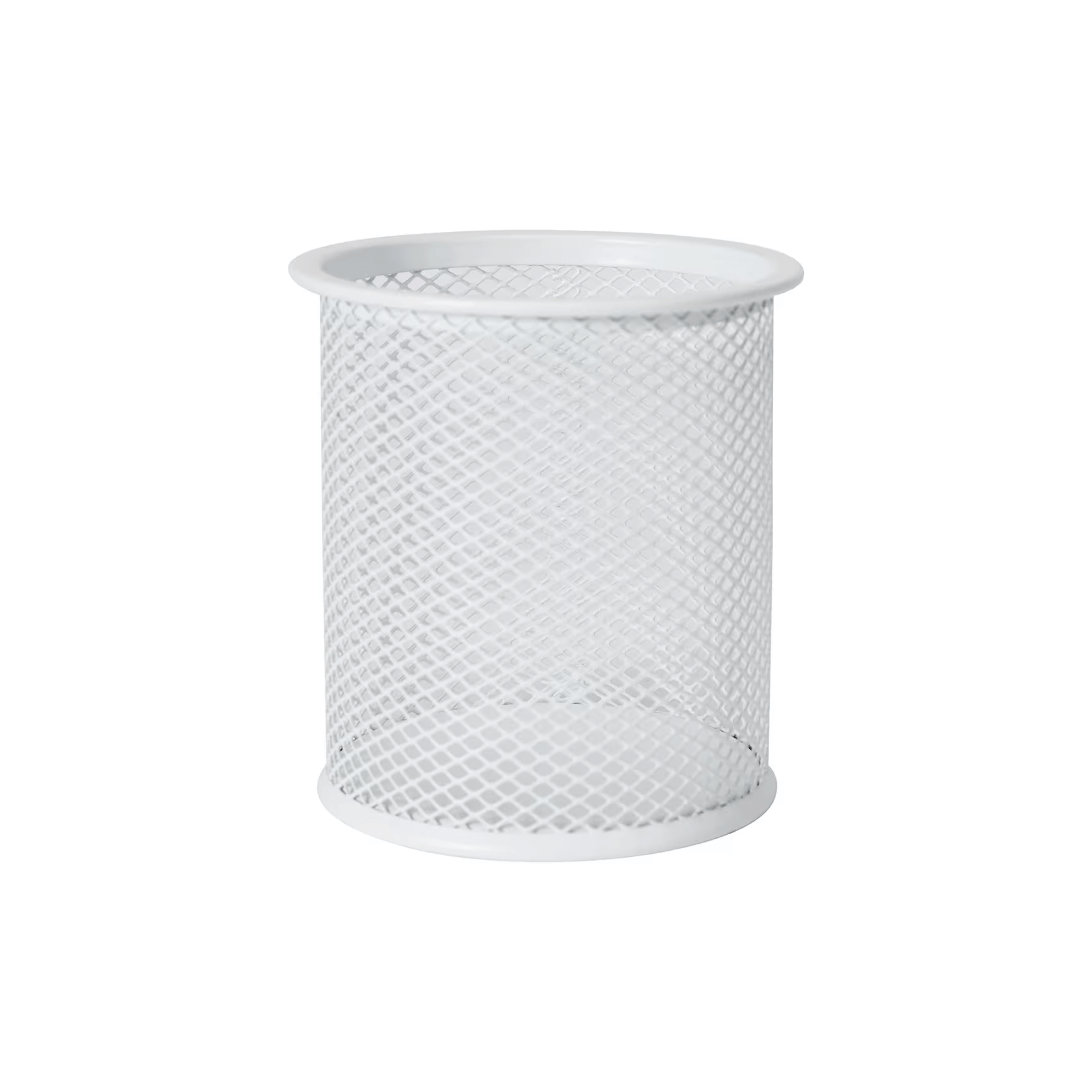 White Mesh Pen Cup for Desk Organisation