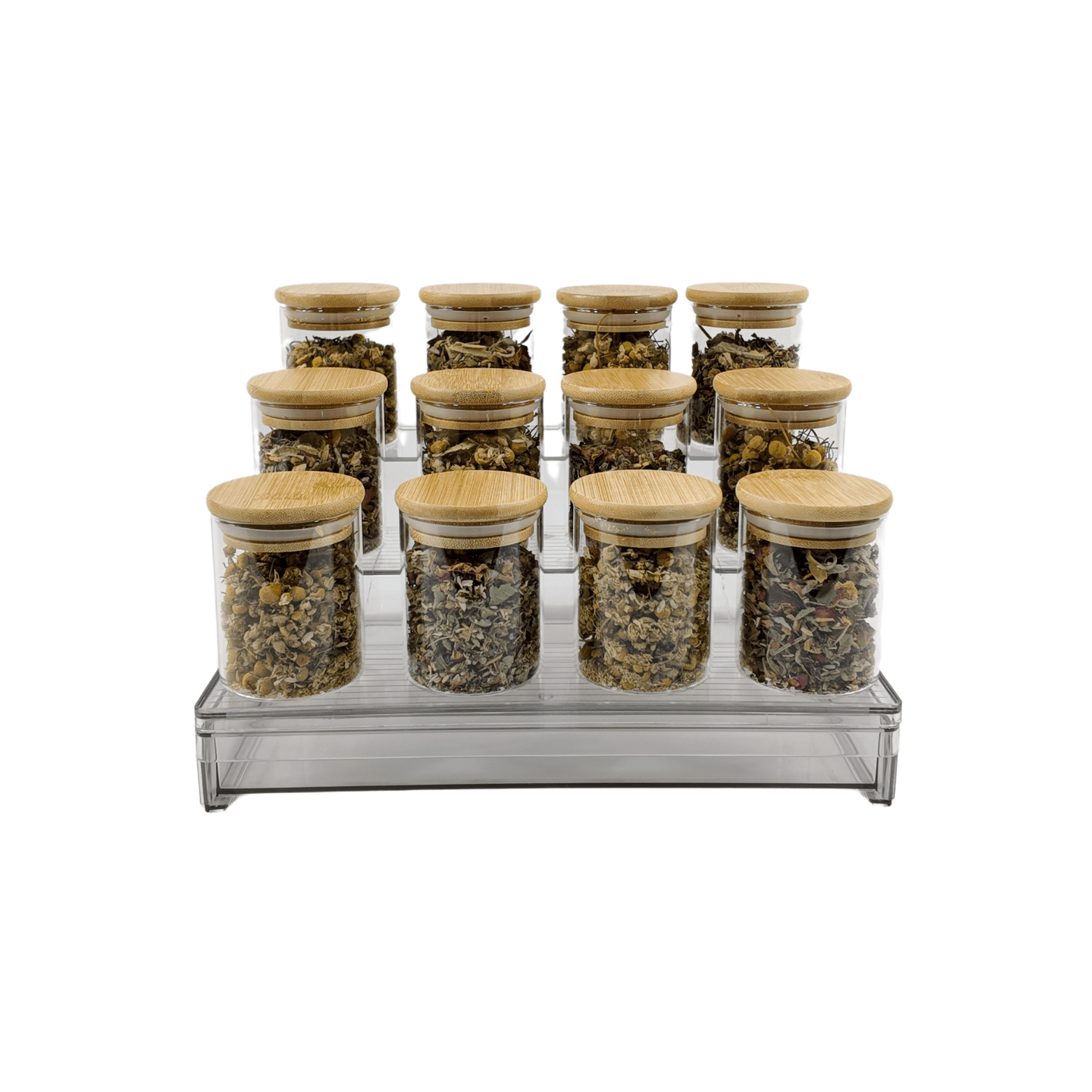 Clear Herb & Spice Organiser with Drawer