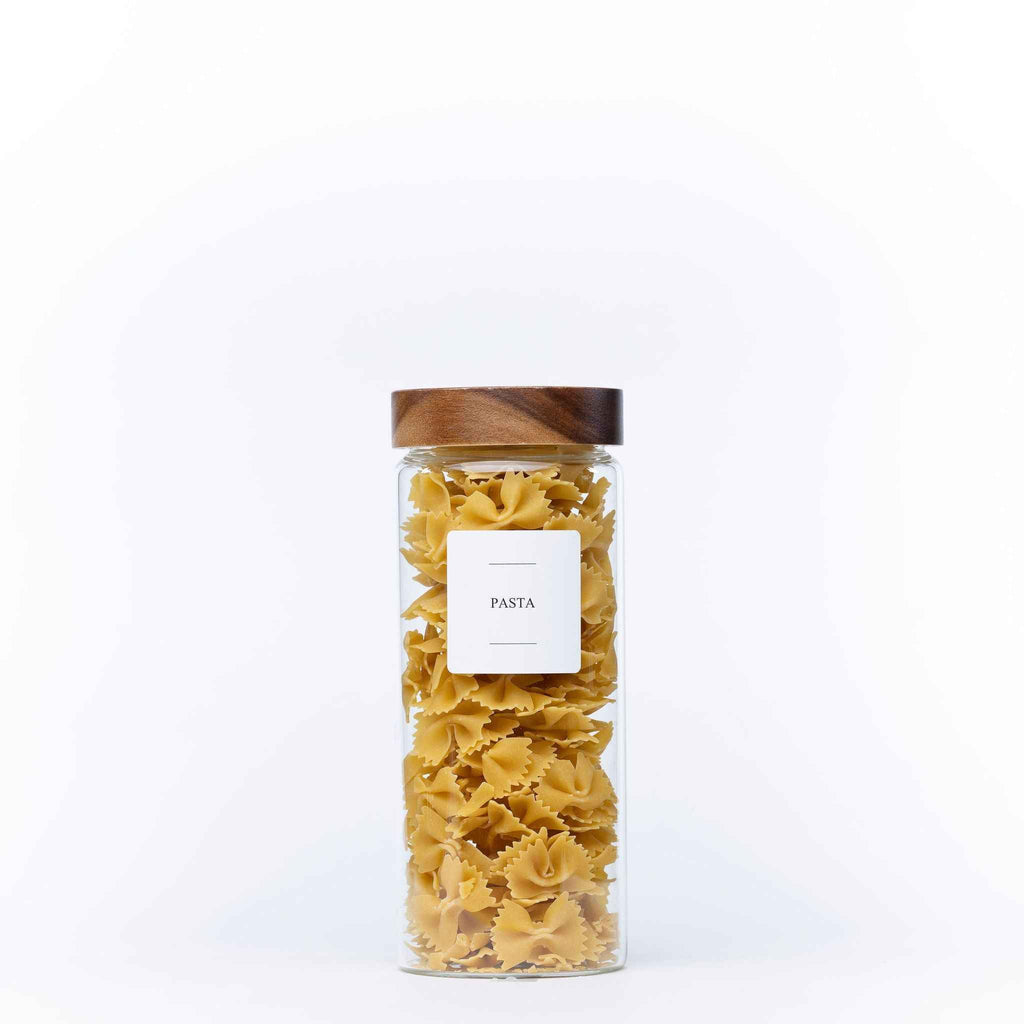 1750ml Acacia Glass Jar – Pantry Storage Container