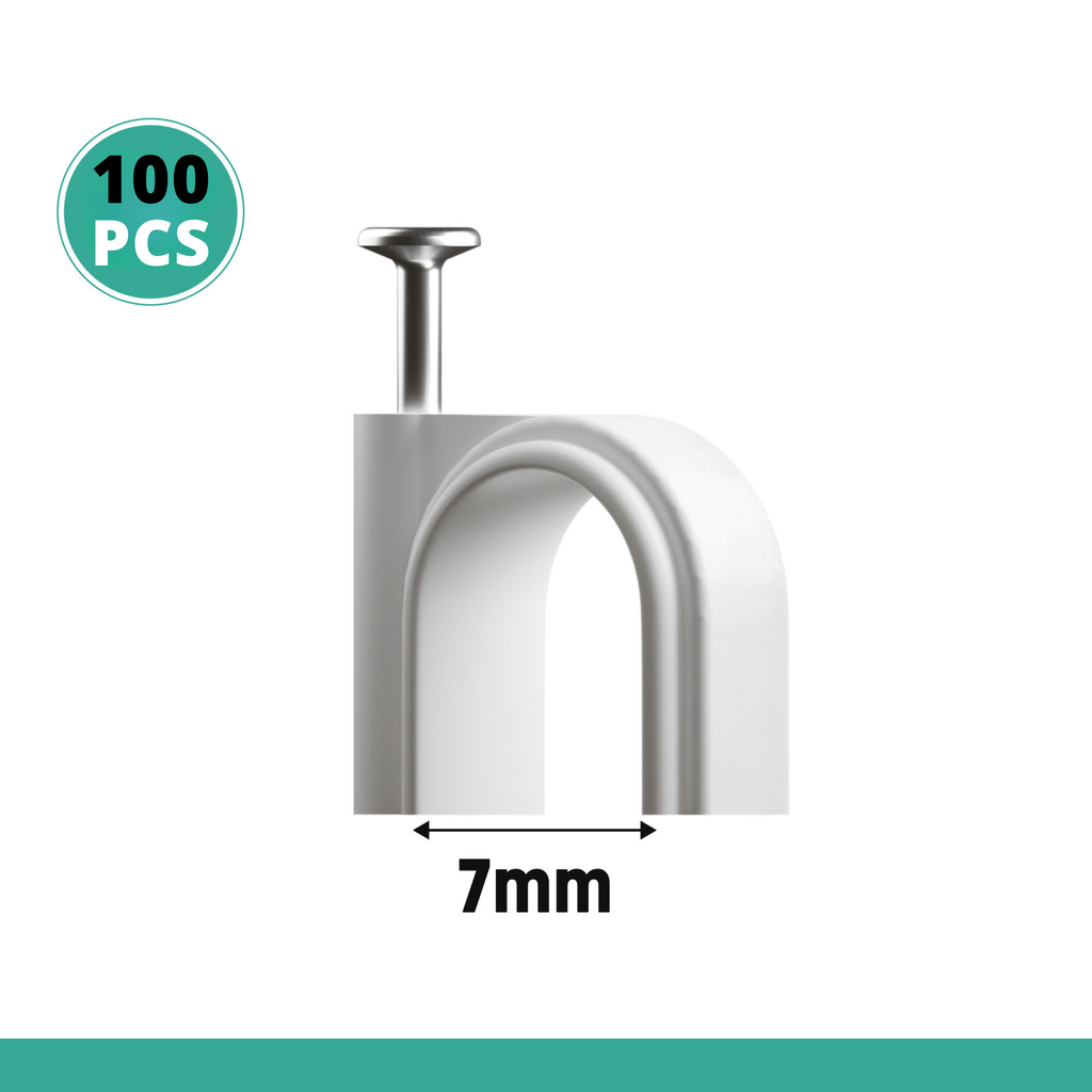 Cable Tie Wraps with Wire Clips & Wall Cable Clips~5373