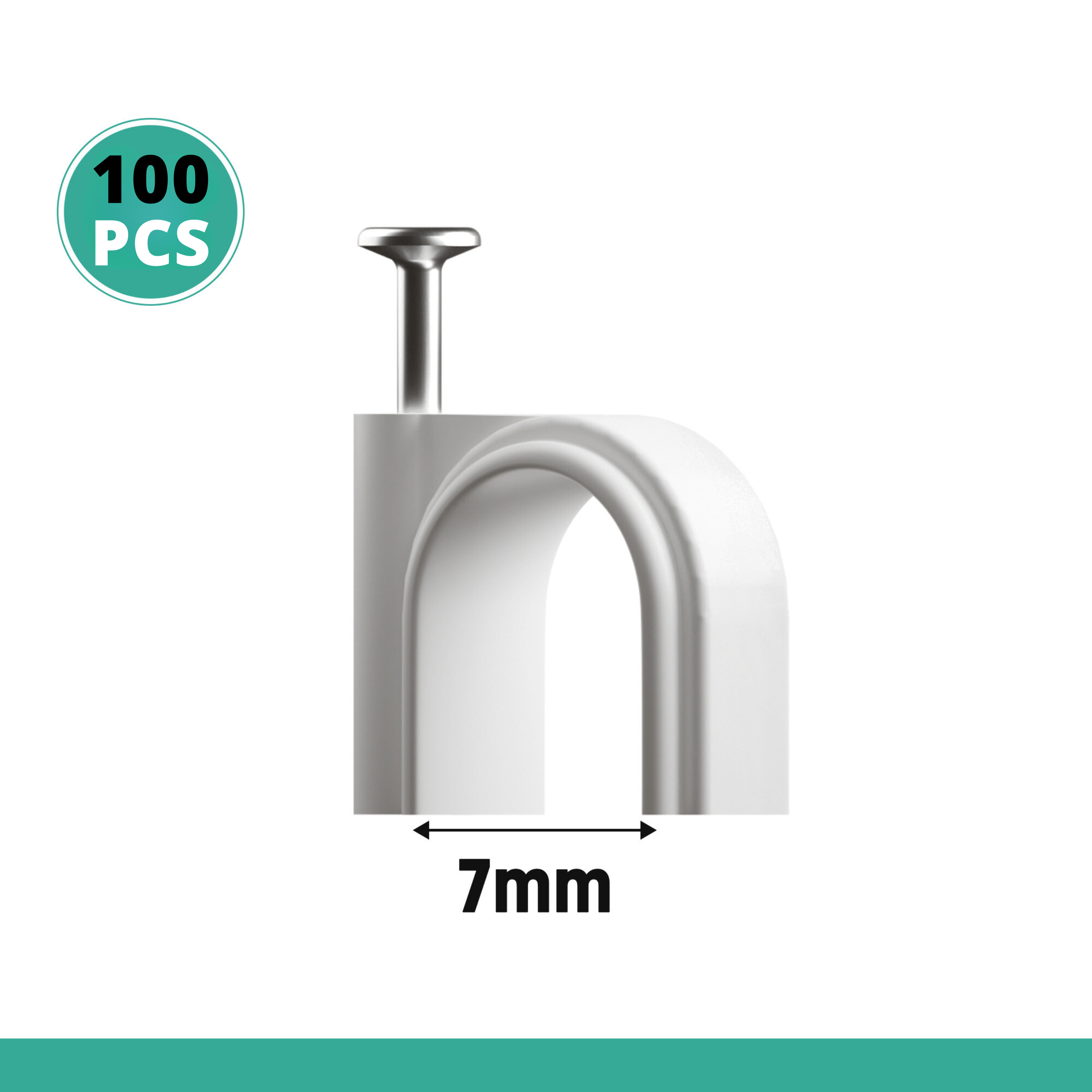 Cable Tie Wraps with Wire Clips & Wall Cable Clips~5373