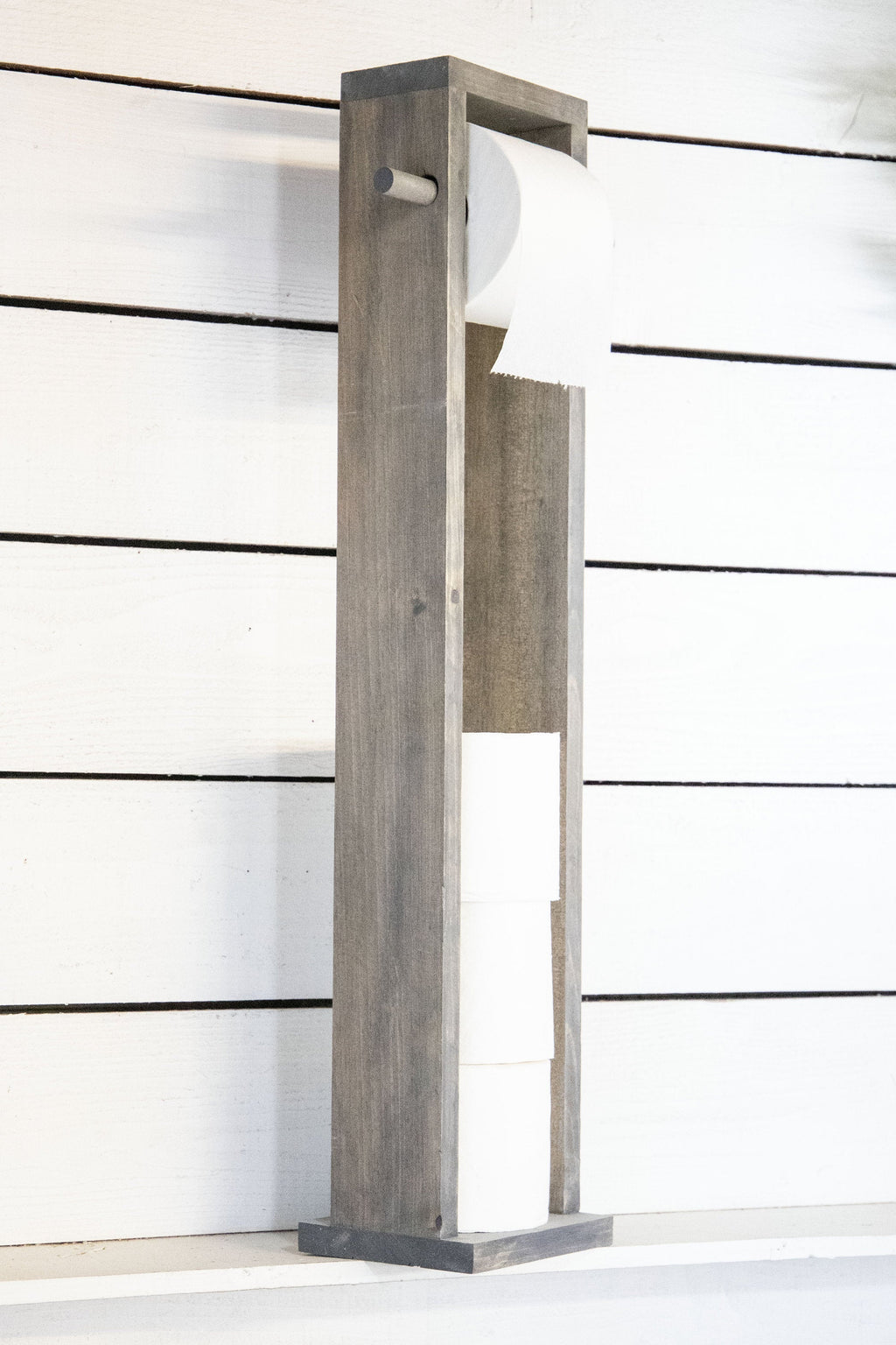 Stand Alone Toilet Paper Roll Holder